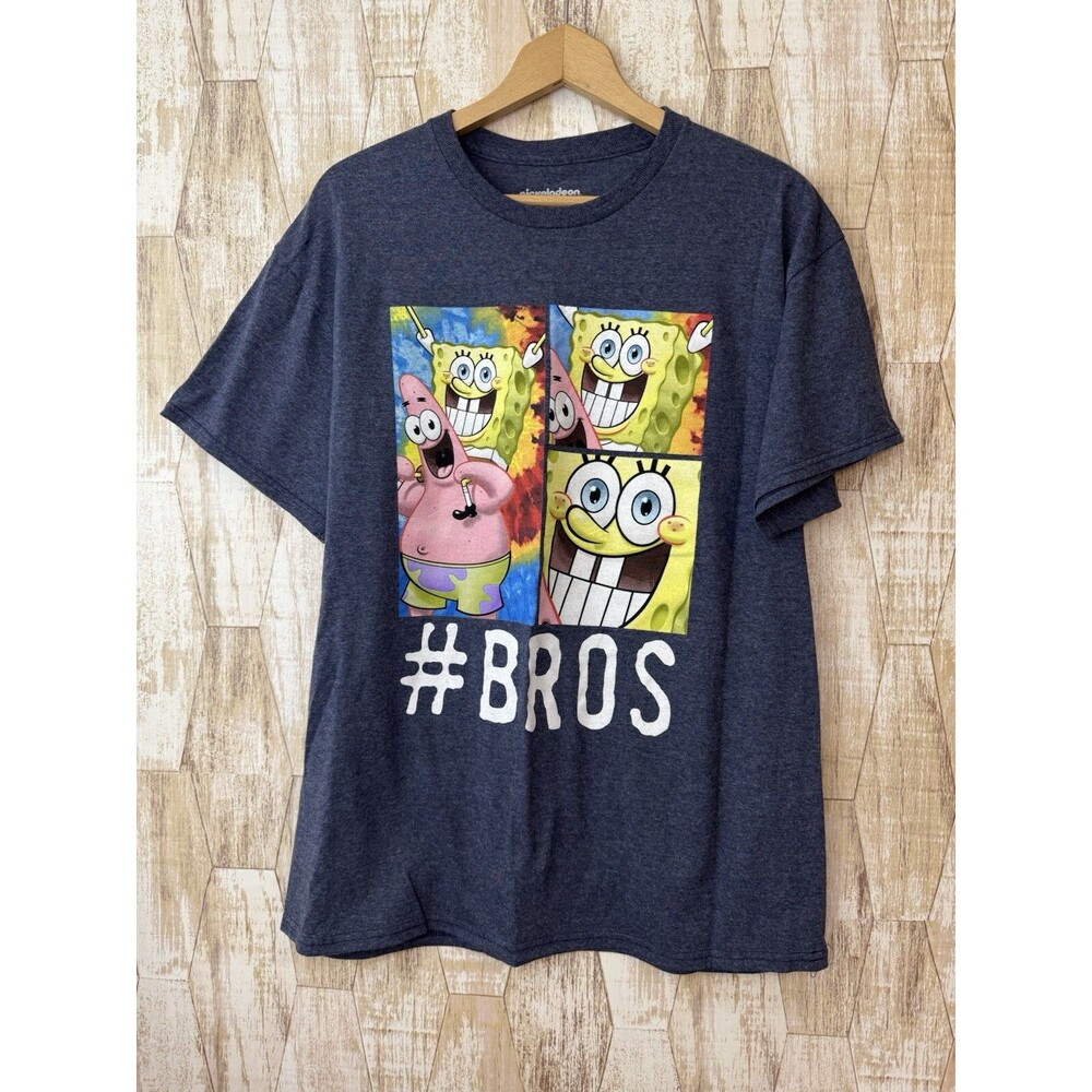 Nickelodeon SpongeBob SquarePants  #BROS‎ T-Shirt L